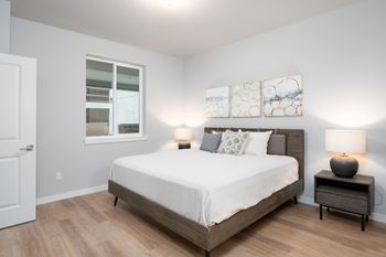 Wood-style plank flooring